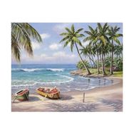 Canvas Hobby Canvas Ada ve Tatil Kasnaklı 70 x 90 cm Sayılarla Boyama Seti