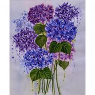 Canvas Hobby Canvas Güzel Ortanca 3 60 x 75 cm Kasnaklı Sayılarla Boyama Seti