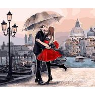 Canvas Hobby Canvas İlanı Aşk 70 x 90 cm Kasnaklı Sayılarla Boyama Seti