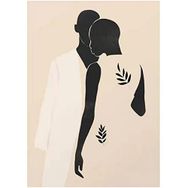 Canvas Hobby Canvas Kadının Esareti 2 40 x 50 cm Kasnaklı Sayılarla Boyama Seti