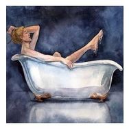 Canvas Hobby Canvas Küvet Keyfi 70 x 90 cm Kasnaklı Sayılarla Boyama Seti