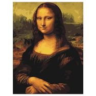 Canvas Hobby Canvas Monalisa 90 x 110 cm Kasnaklı Sayılarla Boyama Seti