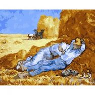 Canvas Hobby Canvas Öğle Uykusu 60 x 75 cm Kasnaklı Sayılarla Boyama Seti