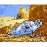 Canvas Hobby Canvas Öğle Uykusu 70 x 90 cm Kasnaklı Sayılarla Boyama Seti