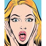 Canvas Hobby Canvas Pop Art Şok 70 x 90 cm Kasnaklı Sayılarla Boyama Seti