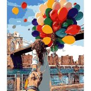 Canvas Hobby Canvas Romantik Süpriz 40x50 cm Kasnaklı Sayılarla Boyama Seti