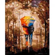 Canvas Hobby Canvas Sonbaharda Yürüyüş 90 x 110 cm Rulo Boyama Seti