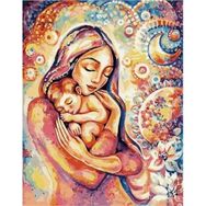 Canvas Hobby Canvas Sonsuz Sevgi 90 x 110 cm Rulo Sayılarla Boyama Seti