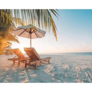 Canvas Hobby Canvas Tatil Hayatı 90 x 110 cm Rulo Sayılarla Boyama Seti