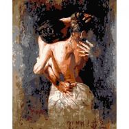 Canvas Hobby Canvas Tutku 90 x 110 cm Rulo Sayılarla Boyama Seti