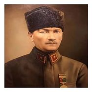 Canvas Hobby Canvas Ulu Önder Atatürk 90 x 110 cm Kasnaklı Sayılarla Boyama Seti