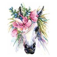 Canvas Hobby Canvas Unicorn 40x50 cm Kasnaklı Sayılarla Boyama Seti