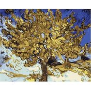 Canvas Hobby Canvas Van Gogh Badem Ağacı 40x50 cm Kasnaklı Sayılarla Boyama Seti
