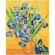 Canvas Hobby Canvas Van Gogh Süsen 90 x 110 cm Kasnaklı Sayılarla Boyama Seti