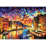 Canvas Hobby Canvas Venedik ve Gece 90 x 110 cm Kasnaklı Sayılarla Boyama Seti