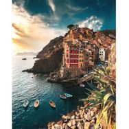 Canvas Hobby Canvas Yamaç Manzarası 90 x 110 cm Rulo Sayılarla Boyama Seti