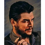 Canvas Hobby Che Guevara Kasnaklı 100 x 140 cm Sayılarla Boyama Seti
