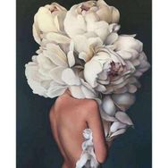 Canvas Hobby Çiçek Kadın 29 Kasnaklı 60 x 75 cm Sayılarla Boyama Seti