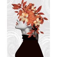 Canvas Hobby Çiçek Kadın 9 Renkli Rulo 70 x 90 cm Sayılarla Boyama Seti