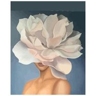 Canvas Hobby Çiçek Kadın19 Rulo 40 x 50 cm Sayılarla Boyama Seti