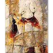 Canvas Hobby Çöl Dansı 2 40 x 50 cm Kasnaklı Sayılarla Boyama Seti Duvar Sticker