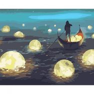 Canvas Hobby Denizdeki İlham Rulo 100x140 cm Sayılarla Boyama Seti