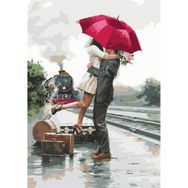 Canvas Hobby Elveda Romantizmi 40 x 50 cm Kasnaklı Sayılarla Boyama Seti Duvar Sticker