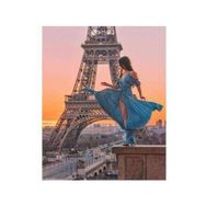 Canvas Hobby Eyfelde Bir Güzel 70 x 90 cm Kasnaklı Sayılarla Boyama Seti Duvar Sticker