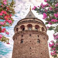 Canvas Hobby Galata Rüyası 70 x 90 cm Kasnaklı Sayılarla Boyama Seti Duvar Sticker