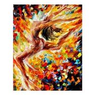 Canvas Hobby Gizemli Dans 70 x 90 cm Kasnaklı Sayılarla Boyama Seti Duvar Sticker