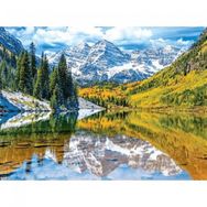 Canvas Hobby Göl Manzarası Kasnaklı 100 x 140 cm Sayılarla Boyama Seti
