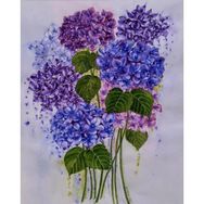 Canvas Hobby Güzel Ortanca 3 Rulo 90 x 110 cm Sayılarla Boyama Seti