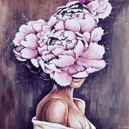 Canvas Hobby Kadının Adı Huzur 1 70 x 90 cm Rulo Sayılarla Boyama Seti