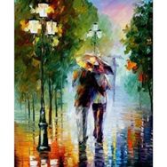 Canvas Hobby Kasımda Aşk Başkadır Kasnaklı 40x50 cm Sayılarla Boyama Seti