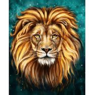Canvas Hobby Kasnaklı 100 x 140 cm Tek Aslan Sayılarla Boyama Seti