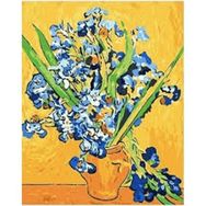 Canvas Hobby Kasnaklı 100 x 140 cm Van Gogh Süsen Sayılarla Boyama Seti
