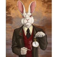 Canvas Hobby Kasnaklı 50 x 65 cm Tavşanın Zerafeti Sayılarla Boyama Seti