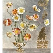 Canvas Hobby Kasnaklı 70 x 90 cm Zarif Çiçekler Sayılarla Boyama Seti