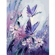 Canvas Hobby Kelebeklerin Dansı 70 x 90 cm Rulo Sayılarla Boyama Seti