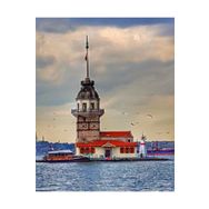 Canvas Hobby Kız Kulesi 6 100x140 cm Rulo Sayılarla Boyama Seti