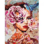 Canvas Hobby Masal Güzeli 100x140 cm Rulo Sayılarla Boyama Seti