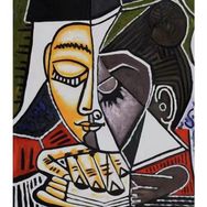 Canvas Hobby Masum Kadın 100x140 cm Rulo Sayılarla Boyama Seti