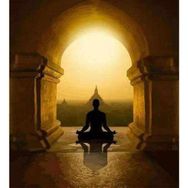 Canvas Hobby Meditasyon Kasnaklı 100 x 140 cm Sayılarla Boyama Seti