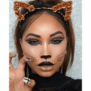 Canvas Hobby Panter Kız 40x50 cm Rulo Sayılarla Boyama Seti