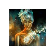 Canvas Hobby Peri Kızı 90x110 cm Rulo Sayılarla Boyama Seti