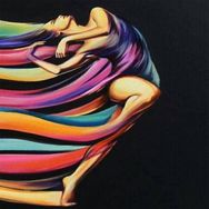 Canvas Hobby Renk Kuşağındaki Kadın Kasnaklı 100 x 140 cm Sayılarla Boyama Seti