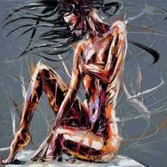 Canvas Hobby Renkli Duruş 70 x 90 cm Rulo Sayılarla Boyama Seti