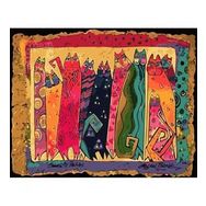 Canvas Hobby Renkli Kediler 2 40 x 50 cm Rulo Sayılarla Boyama Seti