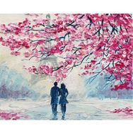 Canvas Hobby Rulo 100 x 140 cm Pariste Sonbahar Sayılarla Boyama Seti