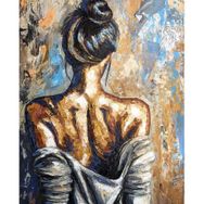 Canvas Hobby Rulo 100 x 140 cm Tutkulu Dönüş Sayılarla Boyama Seti
